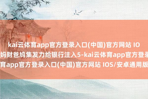 kai云体育app官方登录入口(中国)官方网站 IOS/安卓通用版/手机版央妈财爸鸠集发力给银行注入5-kai云体育app官方登录入口(中国)官方网站 IOS/安卓通用版/手机版