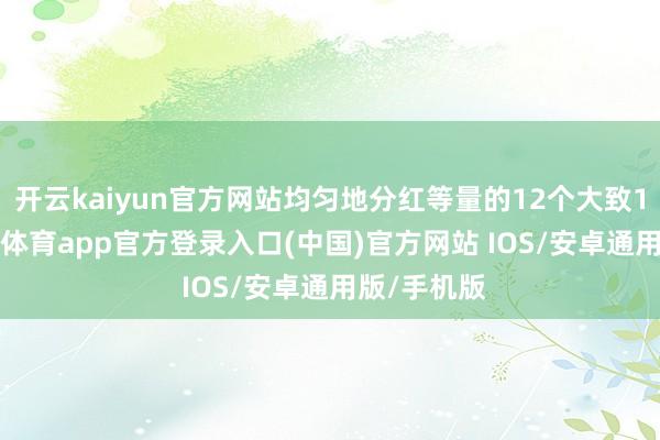 开云kaiyun官方网站均匀地分红等量的12个大致16个-kai云体育app官方登录入口(中国)官方网站 IOS/安卓通用版/手机版